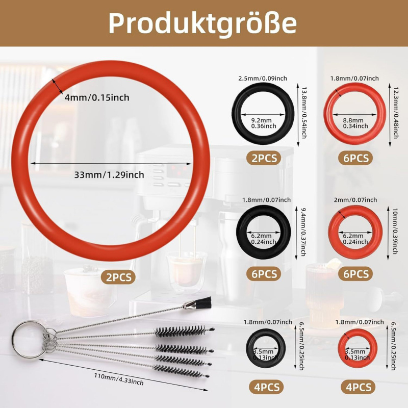 Tank O-Ring Seal - Silikonowy pierścień uszczelniający O-Ring do ekspresów