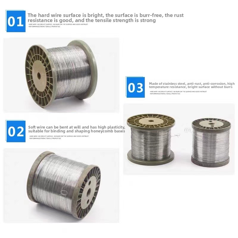 Stainless Wire Ss316 - 100m/partia 0.1mm 0.2mm 0.3mm 0.4mm 0.5mm