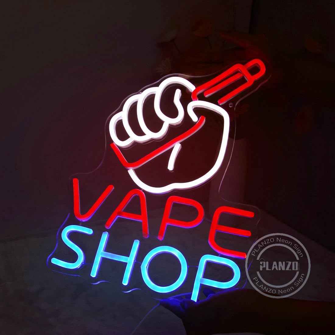 VAPE Shop Neon Sign for Smoke  – Vaping Store recenzja i cena