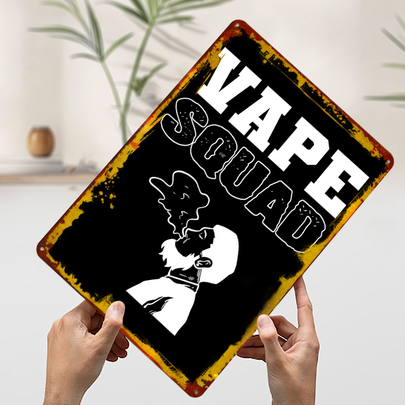 Plakaty z blachy Vape Squad Va – Vaping Store recenzja i cena