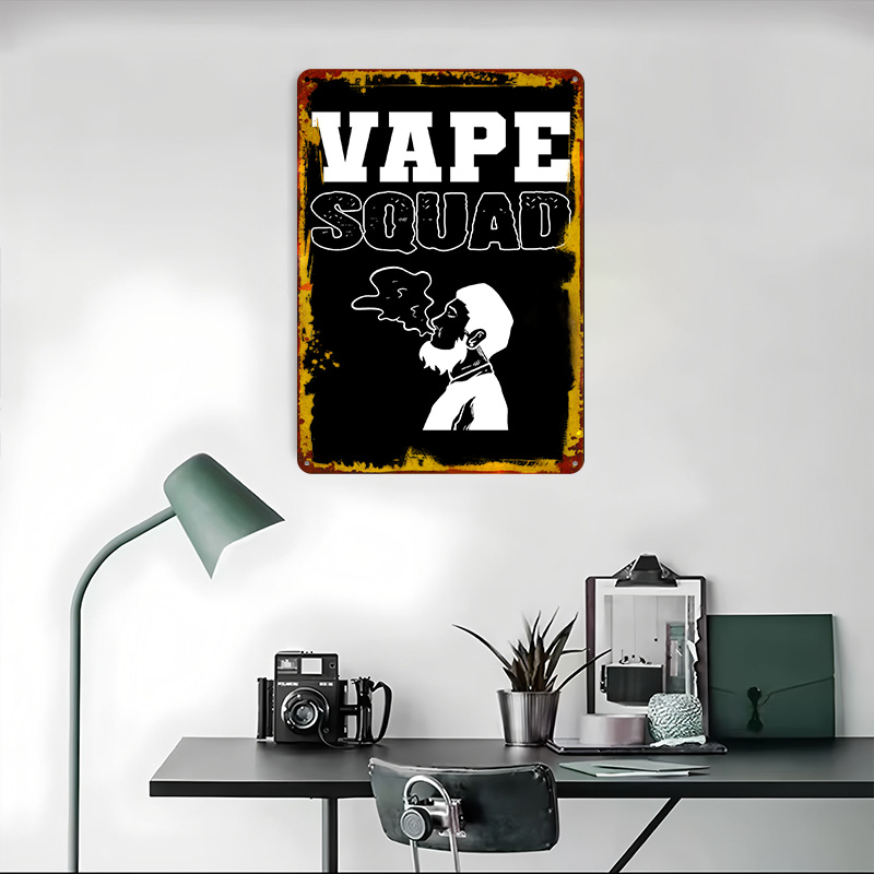 Plakaty z blachy Vape Squad Va – Vaping Store recenzja i cena
