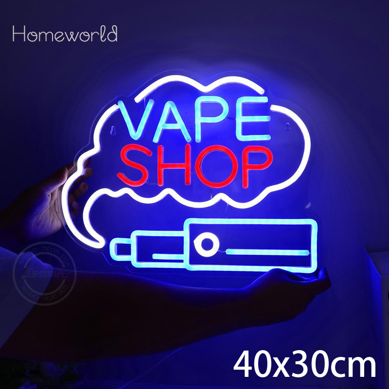 VAPE Shop Neon Sign for Smoke  – Vaping Store recenzja i cena