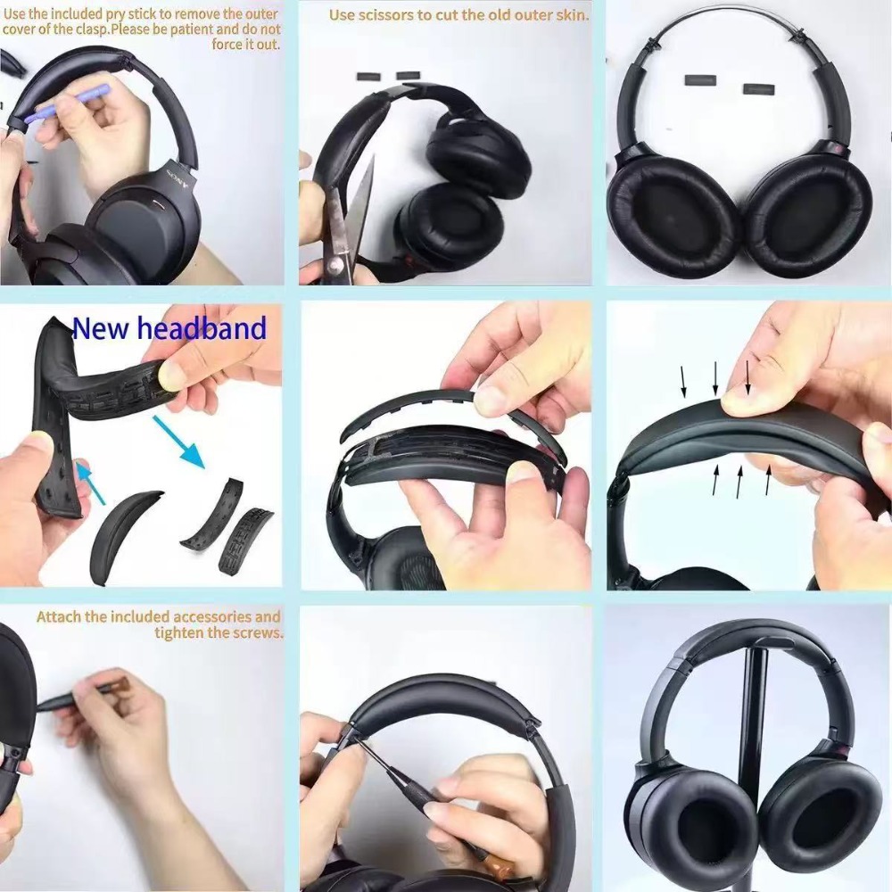 Zapasowa nakładka na pałąk na  – Sony Headphone Wh-1000Xm4 recenzja i cena