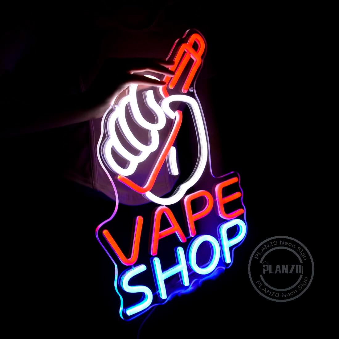Neonowy szyld VAPE Shop do skl – Vaping Store recenzja i cena